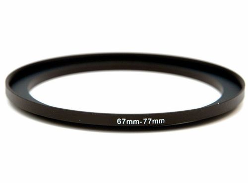67-77mm Metal Step Up Ring Lens Adapter 67 male to 77 female thread - UK STOCK — image 1