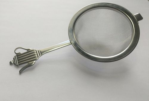 Stainless steel loose leaf tea strainer infuser steeper infuser sieve filter — image 1