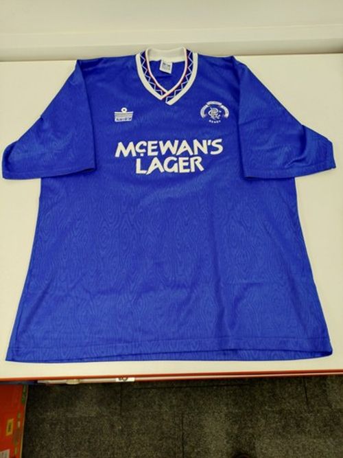 Original Rangers 1990/92 Home Football Shirt. Mens Size Large