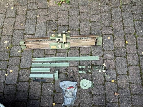 Vintage Singer MK1 Double Bed Knitting Machine Type Superba 360-02 Complete Set