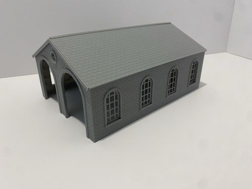 OO Gauge Engine Shed 2 Road Loco Shed - 1:76 Model Railway Building - Steam Era — image 3