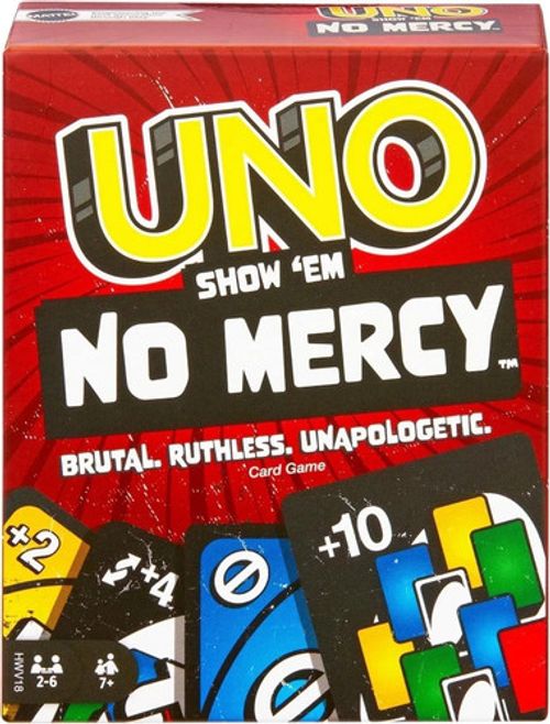 Mattel Games UNO Show ?em No Mercy Card Game for Kids, Adults & Family Parties