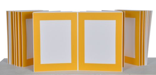 Picture Folder/Leporello for 50 Photos 13x18 - Yellow on White Basic - CG130 — image 6