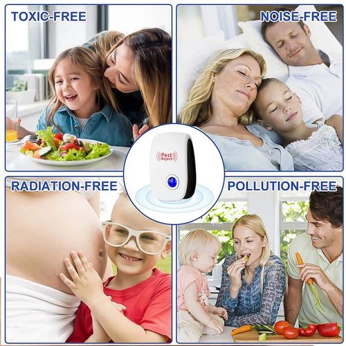 4x Ultrasonic Pest Repeller Indoor Electronic Repellent Plug in Pest Control UK — image 5