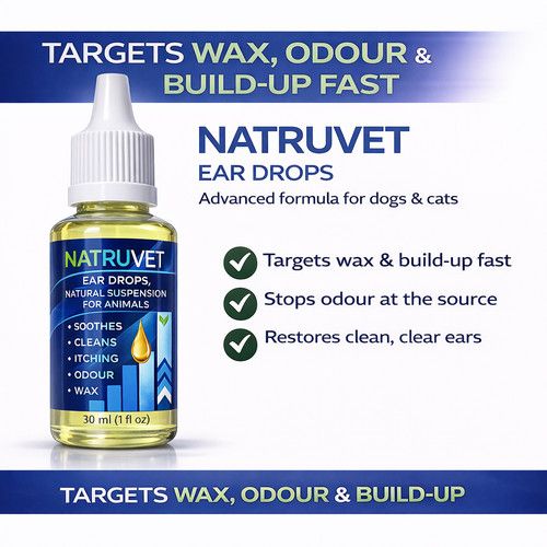 *TOP STRENGTH✅ Dog Cat Ear Cleaner  STOP Shaking Ear Mites Odour Wax DOGS CATS ✅