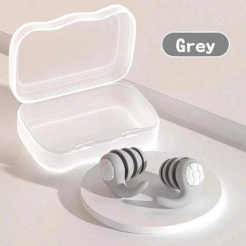 1 Pair Waterproof Swimming Ear Plug for Adult Reusable Soft Silicone Swim ear