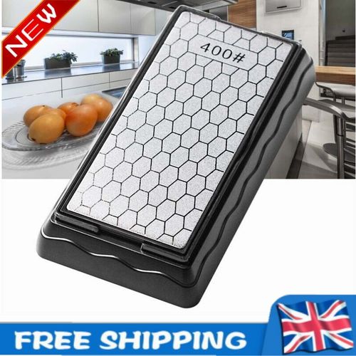 CLEARANCE DOUBLE SIDED DIAMOND SHARPENING STONE 400#1000# Whetstone Chisel Blade — image 3