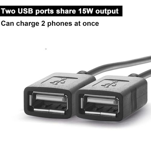 DC-DC Converter Module 12V to 5V 15W Double USB Step Down Power Output Adapter — image 4