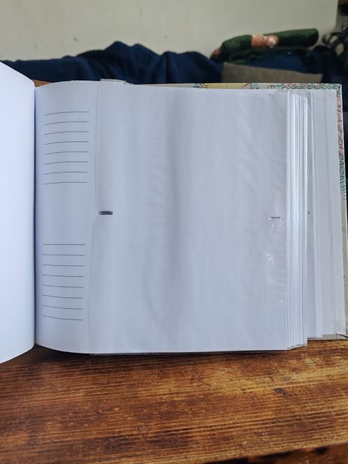Travel Map Photo Album "and so the adventure begins" Slip-In Book Bound A4 — image 2