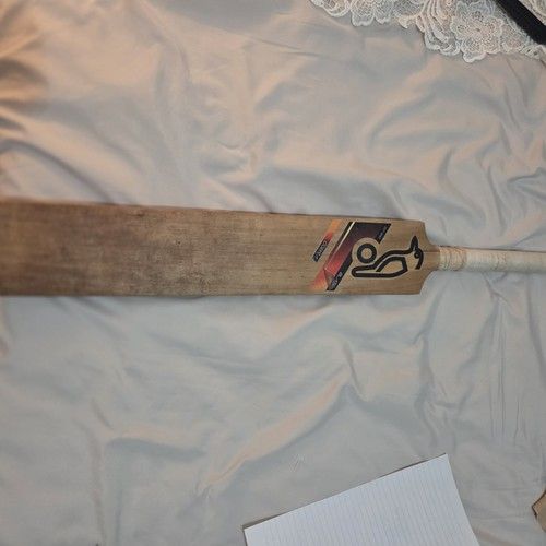 Kookaburra Blaze Cobra used wooden cricket bat – worn / repair condition