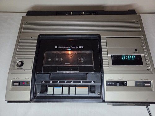 Vintage 1978 Panasonic VHS VCR NV-8600-B Video Cassette Recorder.