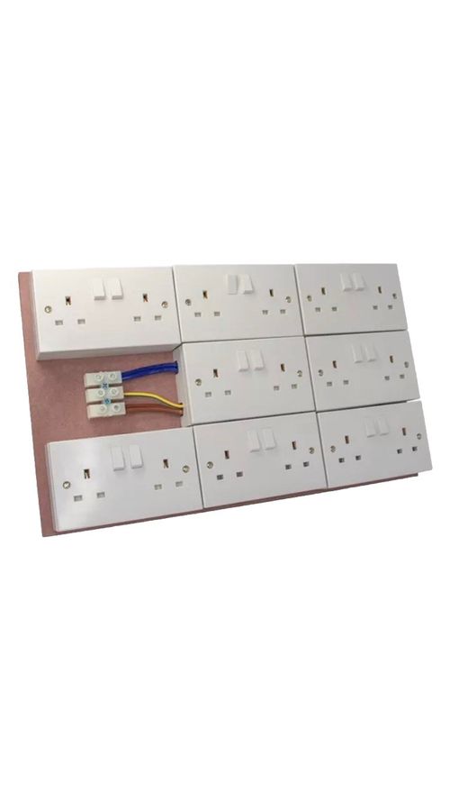 MDF Board Relay Contactor Timer Switch Hydroponic Light Fans 6-26 UK plug socket — image 1