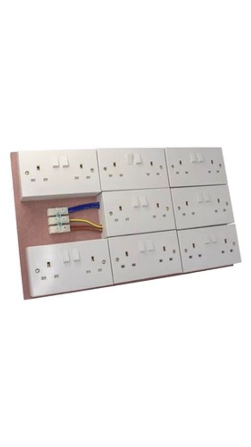 MDF Board Relay Contactor Timer Switch Hydroponic Light Fans 6-26 UK plug socket