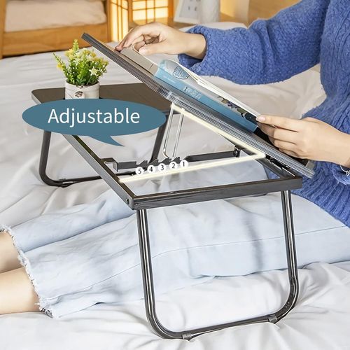 Folding Laptop Table Stand Bed Tray Sofa Lap Breakfast Portable Computer Desk UK — image 4