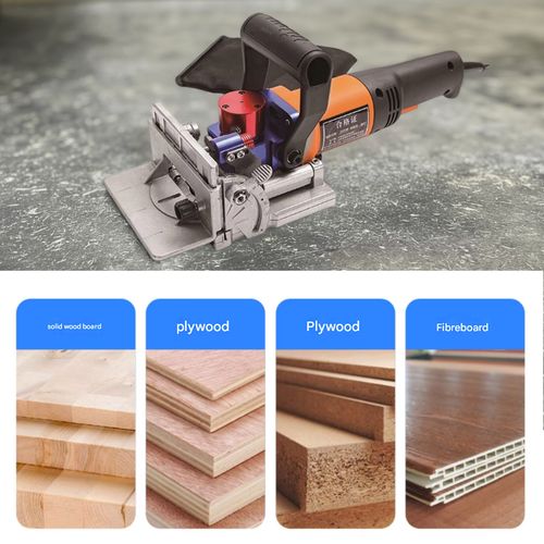 UK Portable Lamino Woodworking Slotting Machine 2-in-1 Invisible Connector 220V — image 16