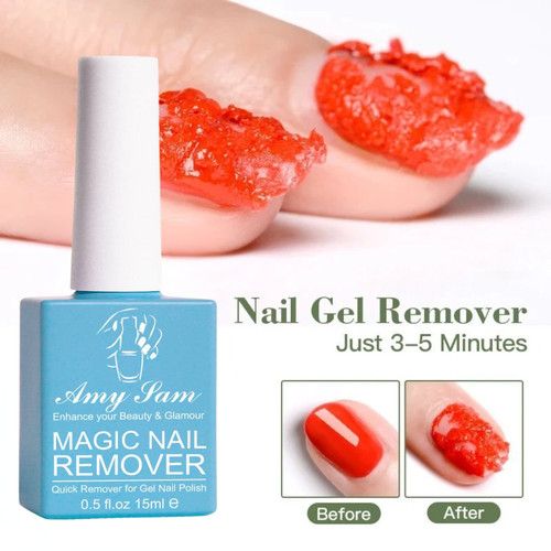 15ml Magic Nail Gel Polish Remover Fast Soak Off Clean UV Gel Removal