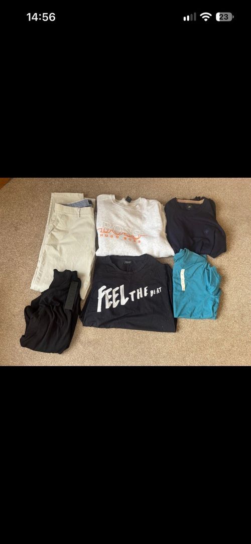 Hugo Boss, Next, Zara & River Island Men's Clothing Re Seller Bundle Job Lot  — image 2