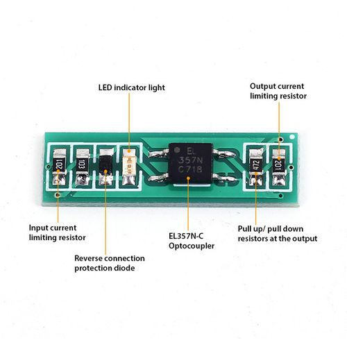 EL357N-C Optocoupler Isolation Module Input Output Signal Level Conversion 5V — image 5