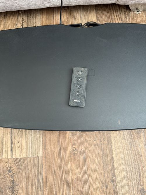 Bose Solo TV Sound System Black With Remote & Power Cable Tested Working — image 2