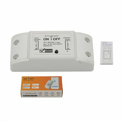 Smart WiFi Switch Relay Module Tuya Smart Life Wireless Alexa Google Home     — image 1