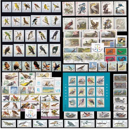 Worldwide Birds Stamp MNH Mint Collection Full Sets Different Countries Lot Ed.3 — image 1