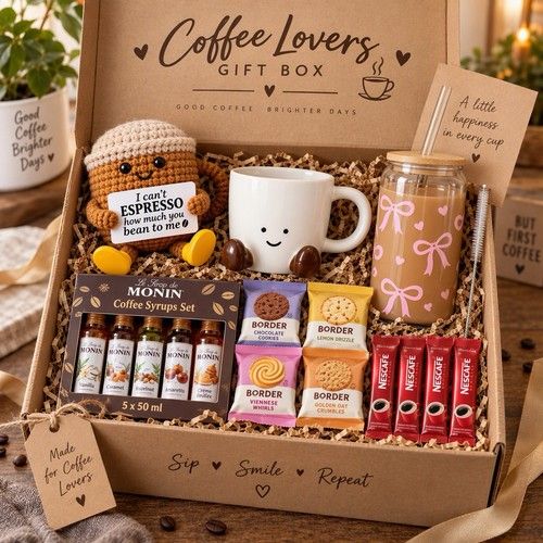 Coffee Lover Gift Box | Coffee Hamper | Mug & Tumbler Gift Set | Coffee Lover |