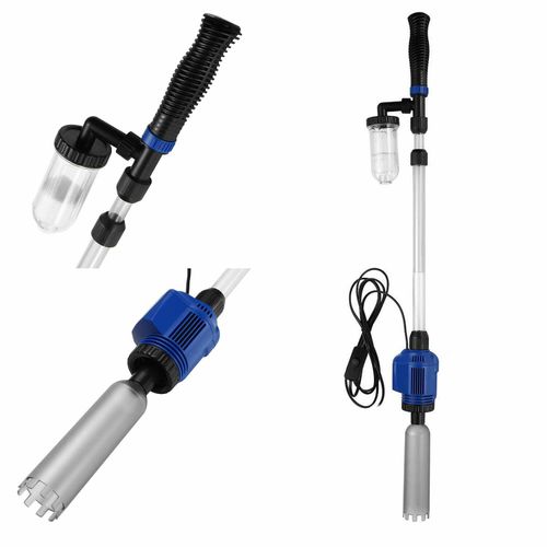 Electric Gravel Vacuum Cleaner Pump Aquarium Fish Tank Water Change Siphon — image 1