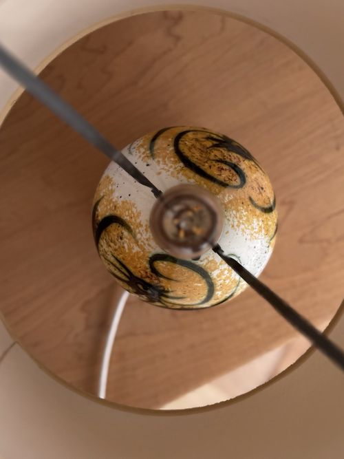 Rare Celtic Pottery Newlyn Table Lamp Base with Phoenix design (no shade) — image 17
