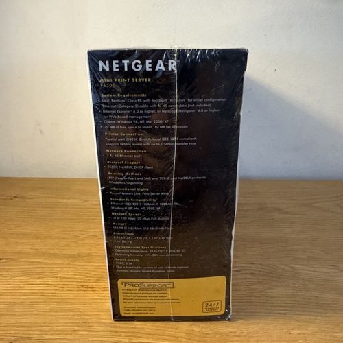 NETGEAR PS101 Mini Print Server Brand New Sealed. — image 2