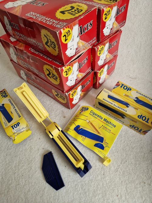 4 Aces Regular King Size Cigarette Filter Tubes +TOP reusable Cigarette Injector — image 2