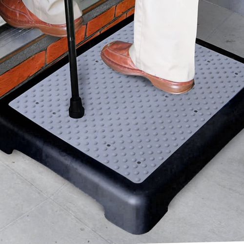 2x Anti-Slip Door Half Step Elderly Support Stool Disability Outdoor Mobility — image 7