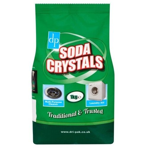 Soda Crystals For Household Cleaning Unblock Drains - Dri Pak 1kg Bag
