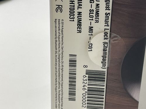 Brand NEW August Smart Lock Pro + Connect, Silver — image 2
