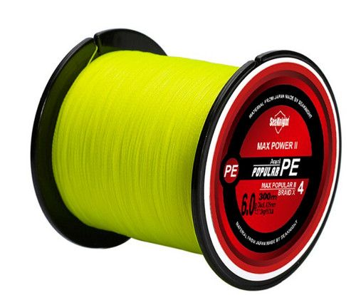 NEW Spod Marker Braid Yellow Hi-Vis SeaKnight 1000M Fishing Line Sea 20lb 30lb