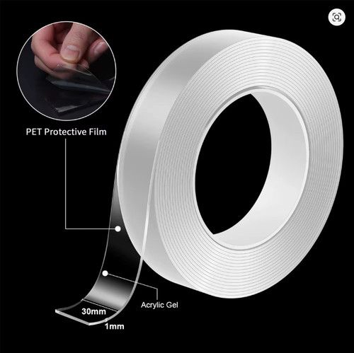 20mm- 1M  Nano Double Sided Tape Heavy Duty Transparent Adhesive Strips