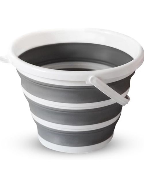 10L Collapsible Folding Bucket Kitchen Camping Garden Water Carrier Wash Waste