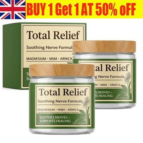 Total Relief Magnesium Cream Nerve Relief Magnesium Soothing Cream FastAbsorbing
