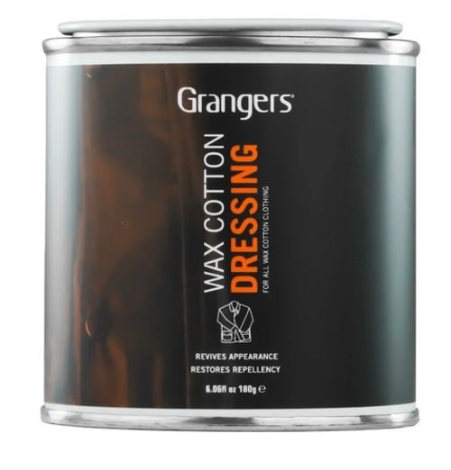 Grangers Wax Cotton Dressing 180g Tin Easy Apply Waterproof All Wax Clothing