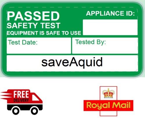 PAT TEST LABELS PORTABLE APPLIANCE TEST PASSED STICKERS 31mm x 21mm 65 130 260