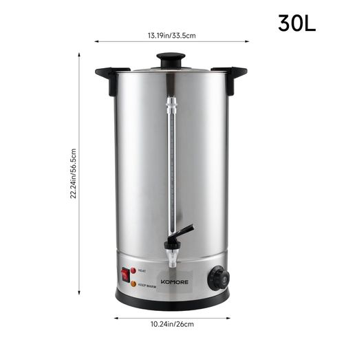 Heavy Duty 8L 30L Commercial Hot Water Urn Electric Dispenser for Coffee Tea — image 1