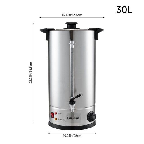 Heavy Duty 8L 30L Commercial Hot Water Urn Electric Dispenser for Coffee Tea