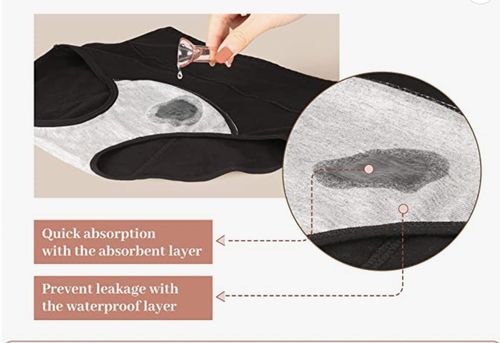 Incontinence Underwear Pants Washable Reusable S-5XL Absorbent Black Nude UK — image 7