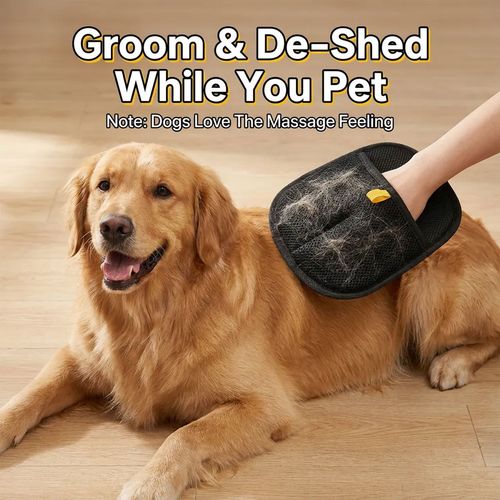 Pet Hair Remover Glove Reusable Electrostatic for Dog Cat Sofa Carpet Car Seat — image 5