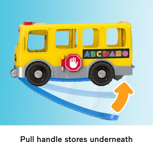 Fisher-Price Little People Toddler Toy Big Yellow School Bus & Community Heroes — image 4