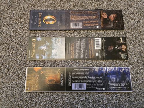 The Lord of The Rings New Zealand Post Stamps Complete Set All 3 Films Rare. — image 2