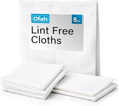 5 Pack Lint Free Cleaning Cloths Soft Streak Free Non Scratch Cleaning Polishing