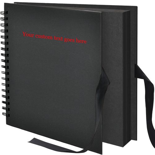 Personalised Text Scrapbook Photo Album Spiral Bound 100 Pages DIY Memory Book — image 2