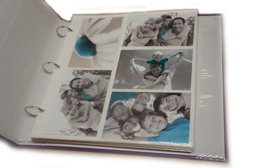 Large 6x4 Ringbinder  Photo Album  20 Refill Sheet  For Holds 200 Photos AL-6774