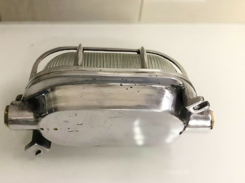 Vintage Aluminum Ship Ceiling/Wall Mount Light | Nautical Style Fixture - Set 2 — image 5