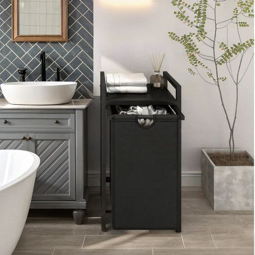 Pull-Out Removable Sorter Laundry Hamper Clothes Basket Organizer Bags